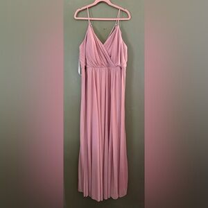 Azazie Maxi Dress in Dusty Rose